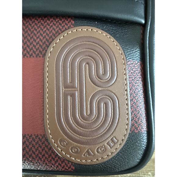 Coach Graham Crossbody Bag With Buffalo Plaid Print Authentic - Picture 2 of 8